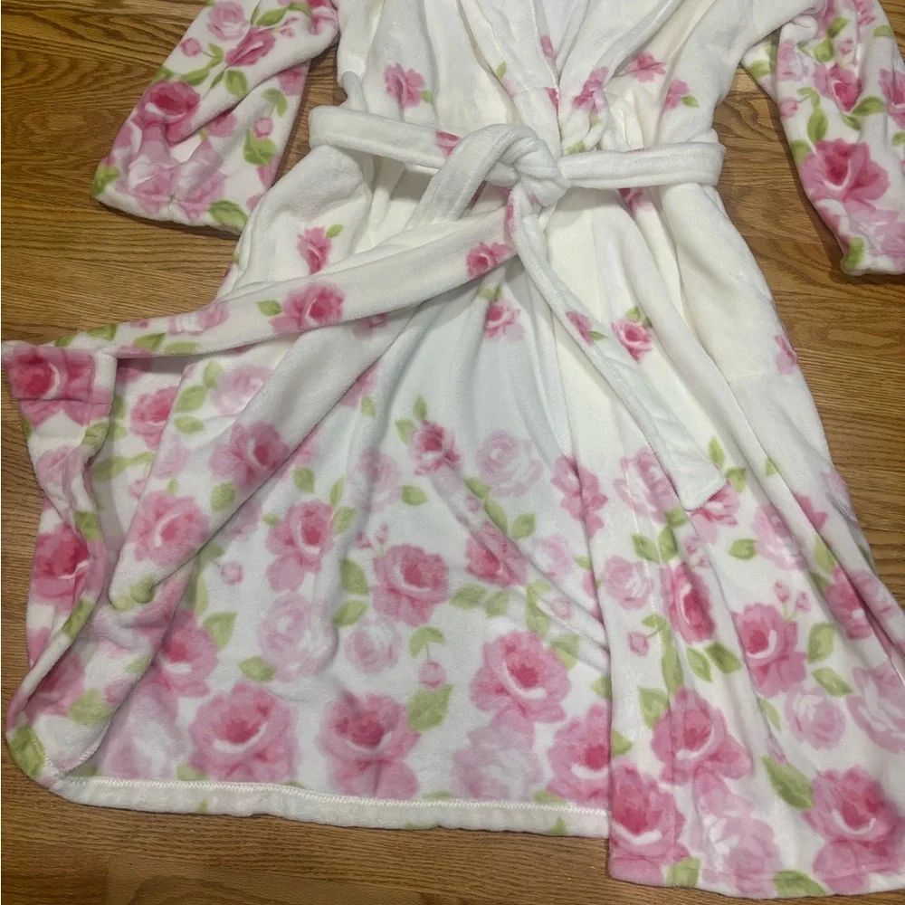 NEW Women’s Fleece Robe Sz L - Picture 2 of 5